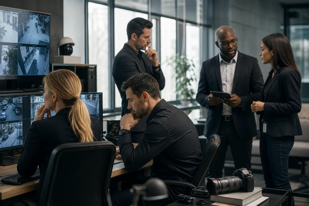 Détective privé infiltrant une entreprise pour enquête discrète professionnelle