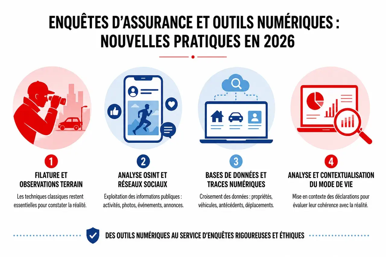 Enquêtes d’assurance et outils numériques : nouvelles pratiques en 2026