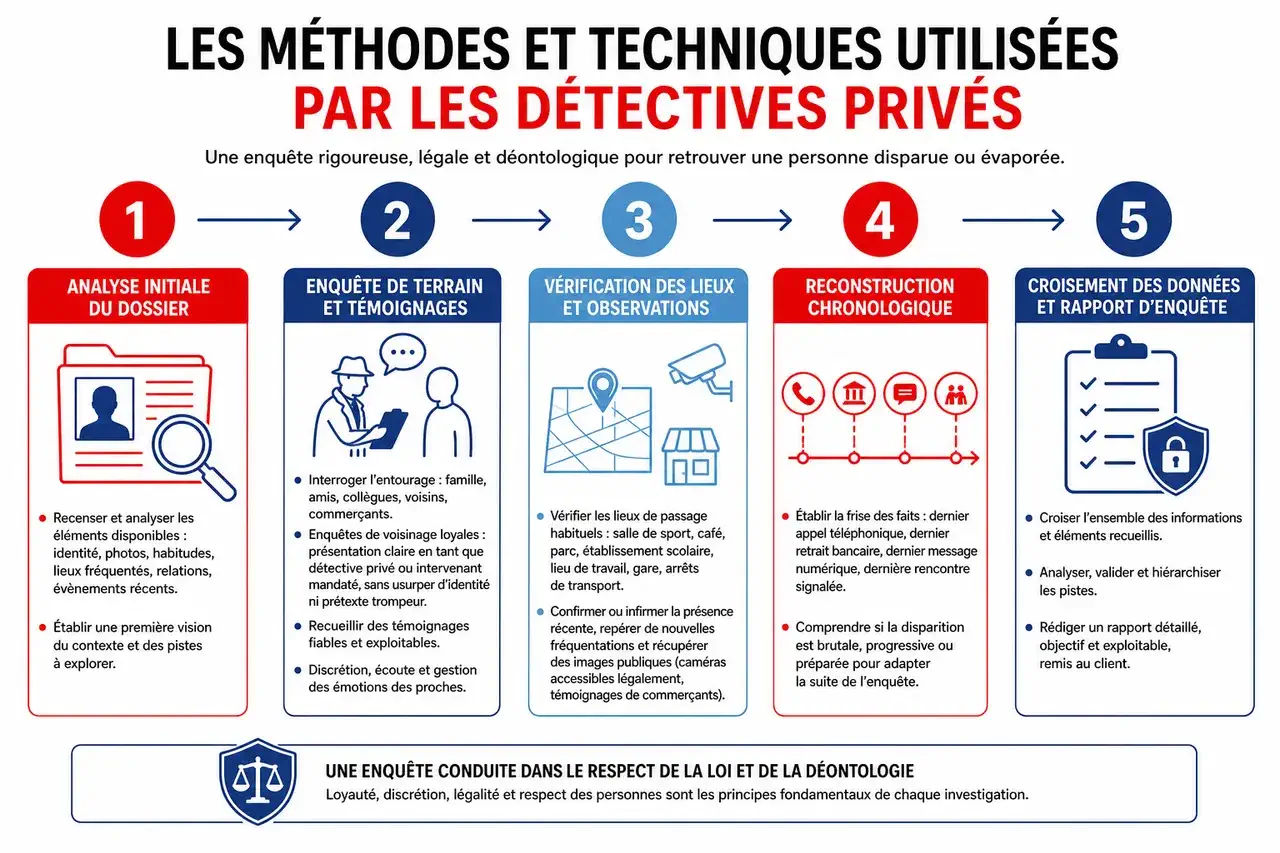 Personnes disparues : les méthodes et techniques utilisées par les détectives privés