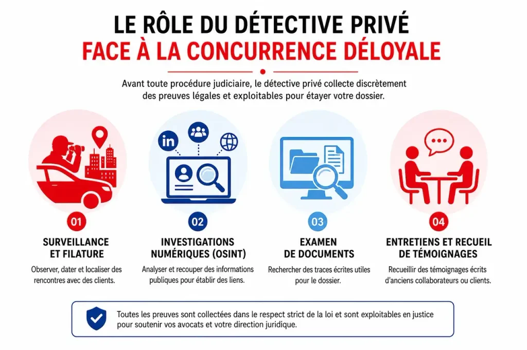 Rôle du détective privé face à la concurrence déloyale